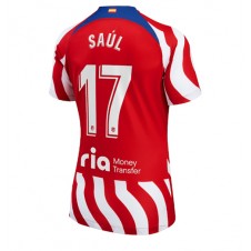 Atletico Madrid Saul Niguez #17 Hemmatröja Dam 2022-23 Korta ärmar